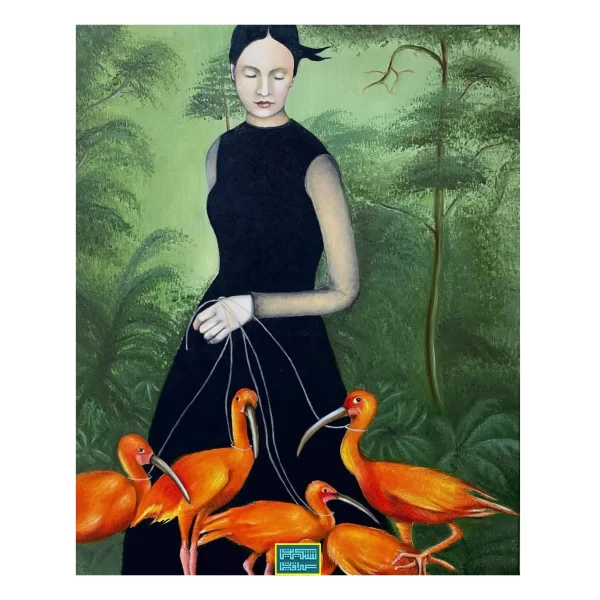 Zina Hamed Alammari – The Girl and the Flamingo